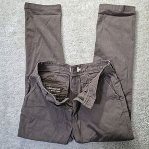 Taylor Stitch Slim Foundation Pants Mens 33/32 Brown Chino Cotton Twill Workwear